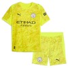 Manchester City 2025-26 Gul - Barn Keeper Draktsett
